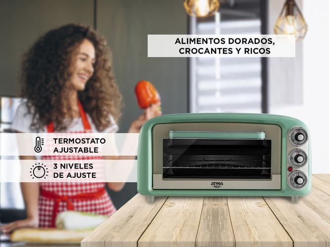 Horno Electrico Atma Grill Vintage 16Lts 1380W HG2019VN - 3