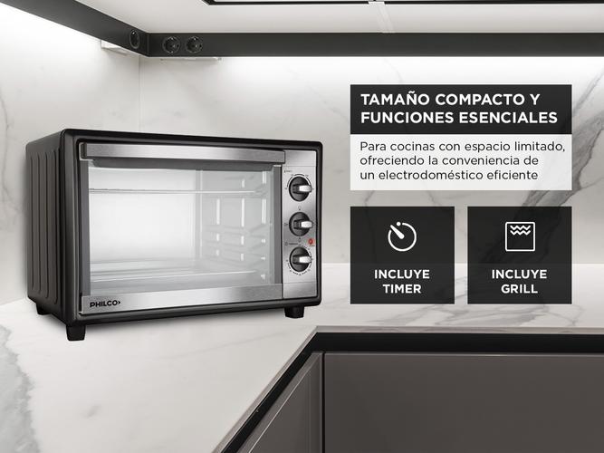Horno Eléctrico Philco Grill 17l 1200w Negro Hgp1722p  - 2