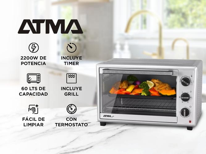 Horno Electrico Atma Grill 2200w 60 Litros HG6022PI - 1