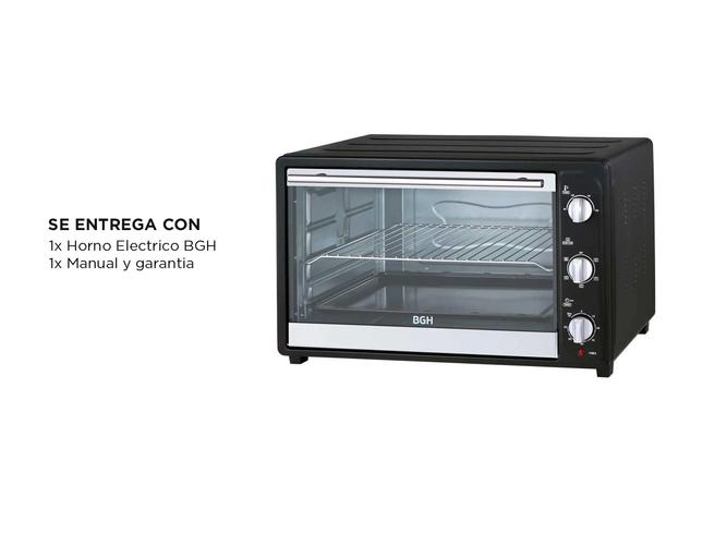 Horno Electrico BGH 64Lts Doble Grill 250 2200W BHE65M19N - 5