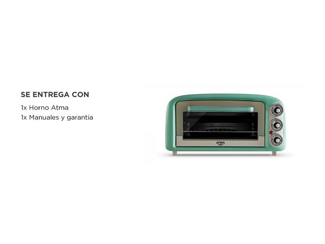 Horno Electrico Atma Grill Vintage 1380w Timer HG1622VP - 5