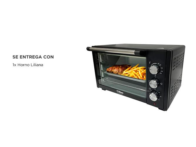 Horno Electrico Liliana Ao320 Electrocook 32 Lts Negro - 5