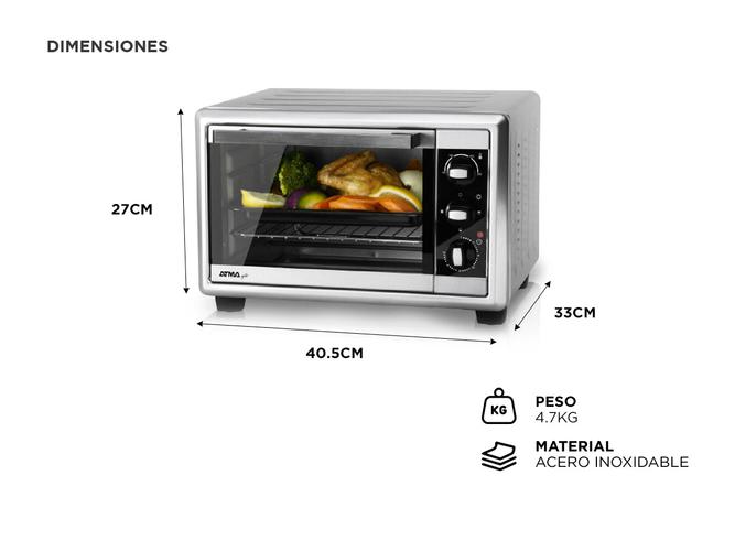 Horno Eléctrico Grill Atma HG2010N 17 litros  - 4