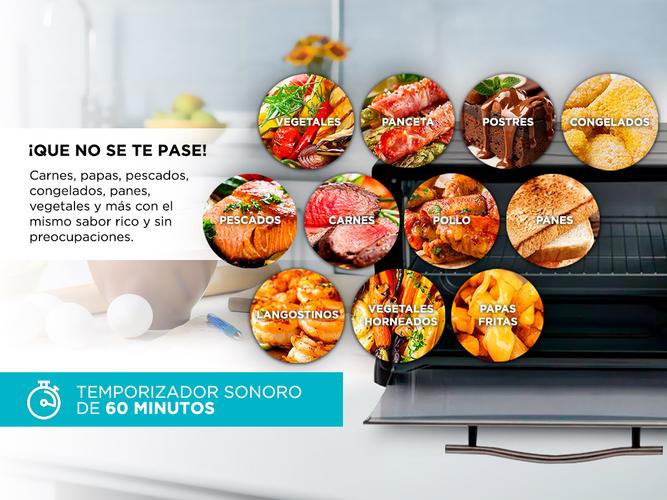 Horno electrico Winco W645 con capacidad de 45 litros - 2