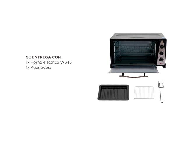 Horno electrico Winco W645 con capacidad de 45 litros - 6