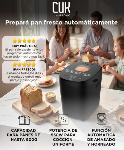 Máquina De Pan Automática CUK By Gadnic 12 Programas 550W - 1