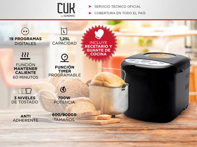 Horno De Pan Gadnic BRED1900 Negro 700W - 1