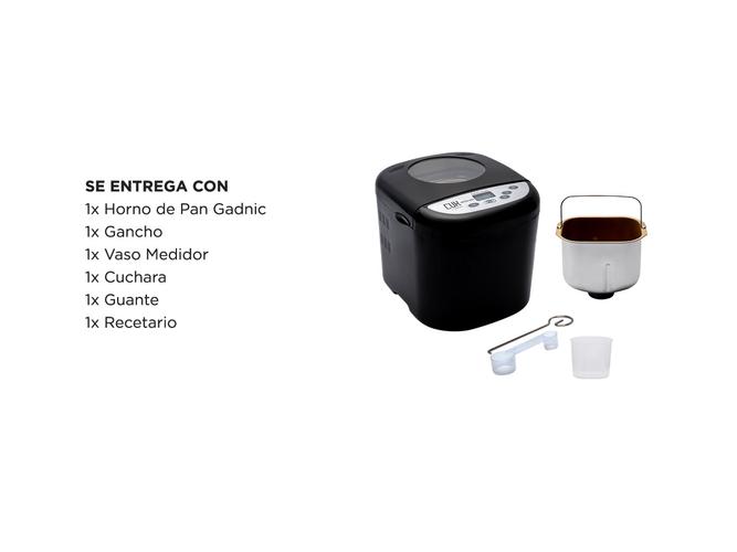 Horno De Pan Gadnic BRED1900 Negro 700W - 6