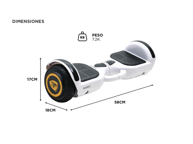 Patineta Electrica Gadnic Hoverboard 6.5 Pulgadas - 5