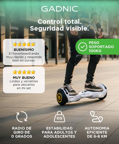 Patineta Electrica Gadnic Hoverboard 6.5 Pulgadas - 1