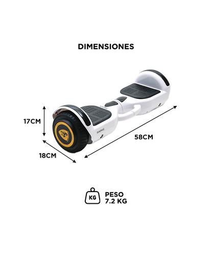 Patineta Electrica Gadnic Hoverboard 6.5 Pulgadas - 5
