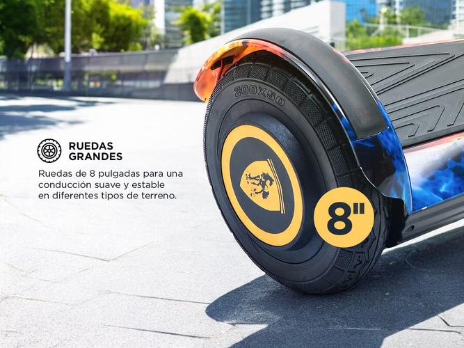 Patineta Eléctrica Gadnic Hoverboard Blth 8 Pulgadas - 3