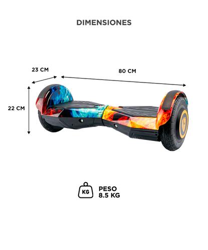 Patineta Eléctrica Gadnic Hoverboard Blth 8 Pulgadas - 5