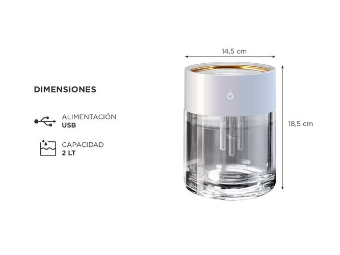 Difusor Humidificador Gadnic Aromaterapia Ultrasónico 2l - 4