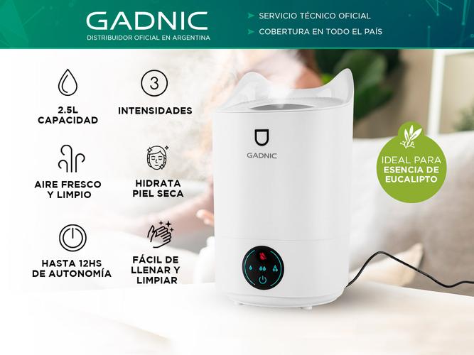 Humidificador Ultrasónico Gadnic K6 Vaporizador De Ambiente Ultrasonico - 1