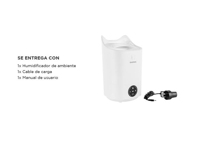 Humidificador Ultrasónico Gadnic K6 Vaporizador De Ambiente Ultrasonico - 6