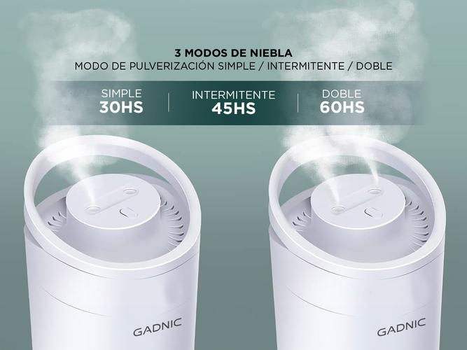 Difusor Humidificador Gadnic X11 Vaporizador Ambiente 3L 60hs  - 3