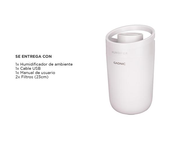 Difusor Humidificador Gadnic X11 Vaporizador Ambiente 3L 60hs  - 6