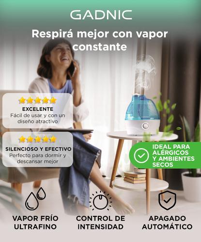 Humidificador De Ambiente Gadnic HM20B Difusor Ultrasónico 2.2L   - 1