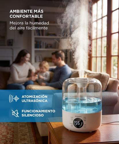Humidificador Ultrasónico Gadnic Difusor Niebla Ajustable - 3
