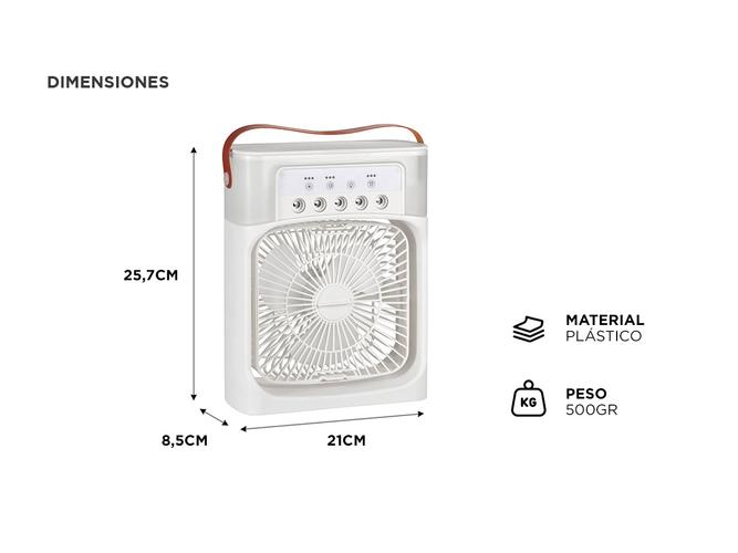 Mini Ventilador Gadnic con Pulverizador - 4