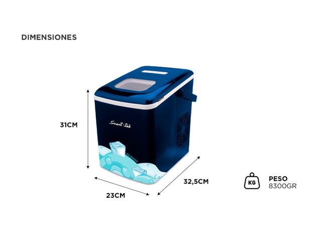 Fabrica de Hielo Smart Tek 1.8 litros 120W IM130 - 4