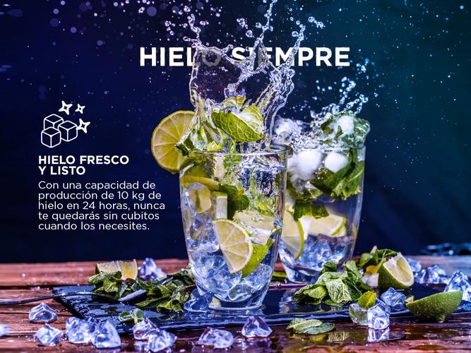 Fábrica de Hielo Philco 1.2Lts 2 medidas 10 kilos por dia - 2