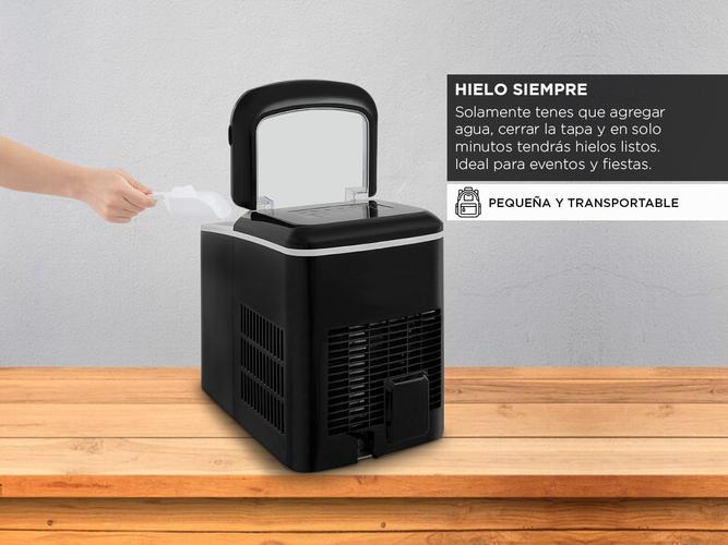 Fabrica de Hielo Philco Predicta Digital 2L 2 Tamaños Negro - 2