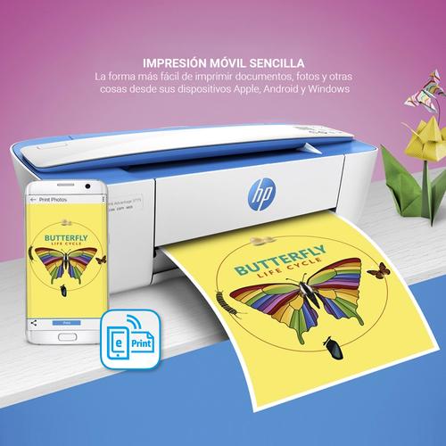 Impresora Multifuncion Hp Ink Advantage DeskJet  3775 - 4