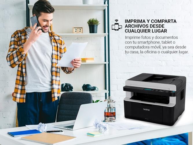 Impresora Multifuncion Brother DCP 1617 NW Laser WiFi - 4