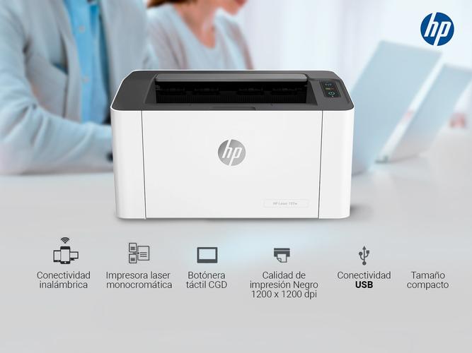 Impresora HP M107W Láser WiFi Monocromática Outlet - 1