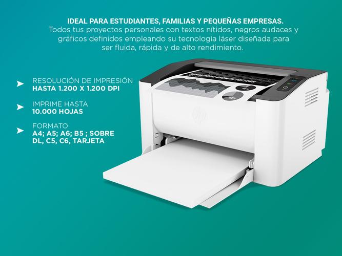 Impresora HP M107W Láser WiFi Monocromática Outlet - 3
