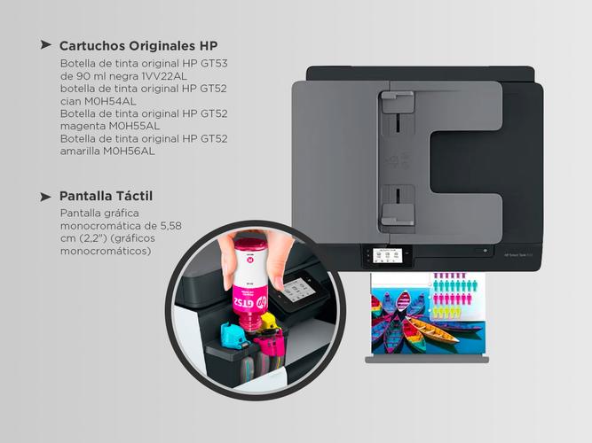 Impresora HP Smart Tank 533 Multifunción Sistema Continuo WiFi Bluetooth - 4