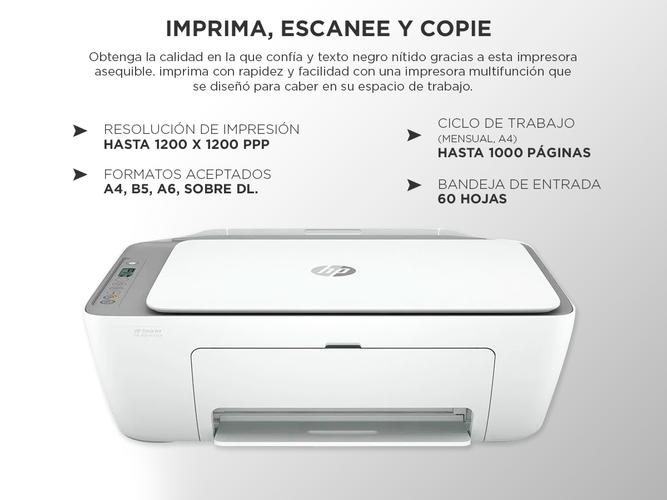 Impresora Color Multifunción Hp Deskjet Advantage 2775 Wifi - 2