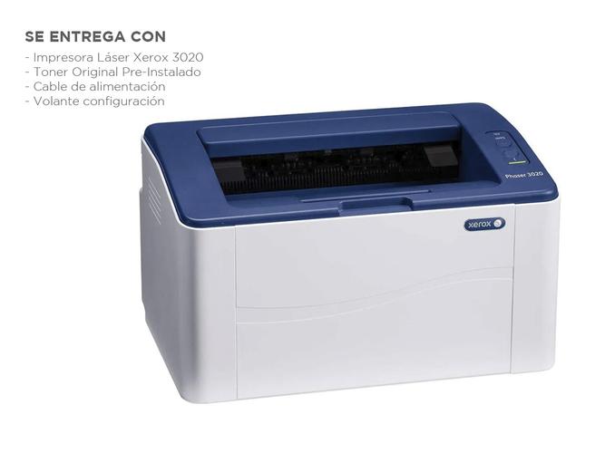 Impresora Láser Xerox Phaser 3020 WiFi Doble Faz Manual - 4