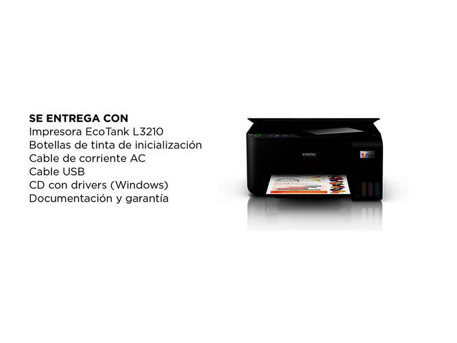 Impresora Multifunción Epson Ecotank L3210 - 6