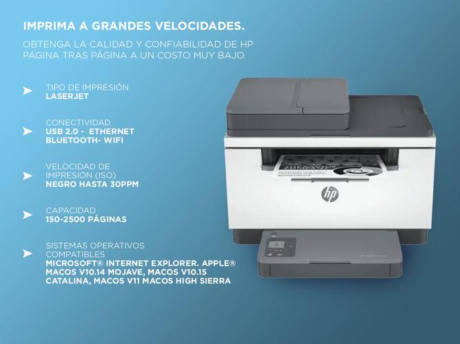 Impresora Multifunción HP LaserJet M236sdw - 3