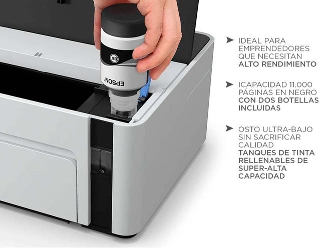 Impresora Epson Ecotank M1120 Wifi Sistema Continuo - 4