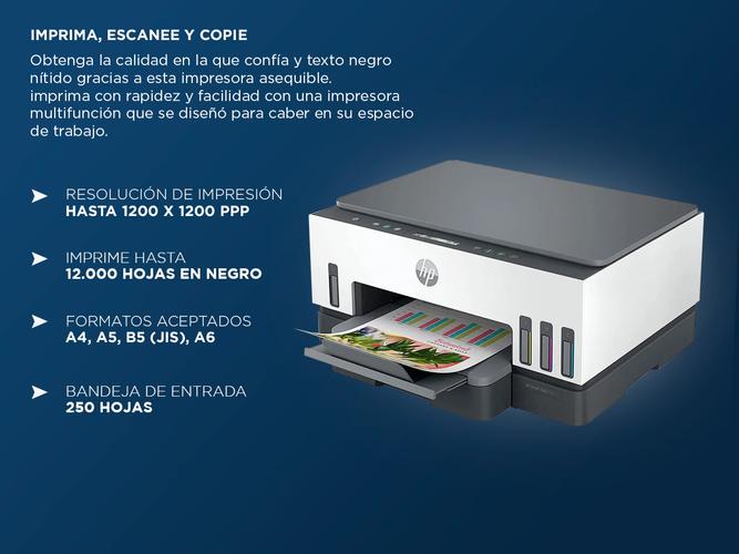 Impresora Hp Sistema Continuo Smart Tank 720 - 3