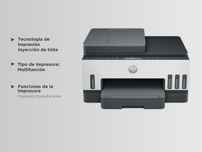 Impresora Multifuncion Hp Smart Tank 750 Wifi Duplex Adf  - 4