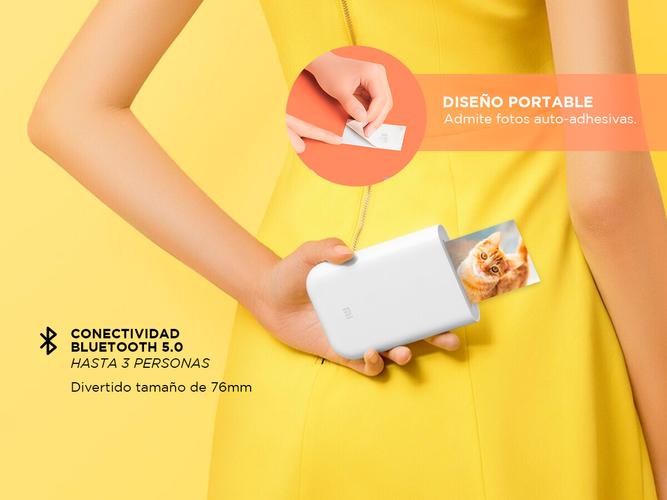 Impresora De Fotos Xiaomi Mi Portable Photo Printer + 5 Carga Papel - 2