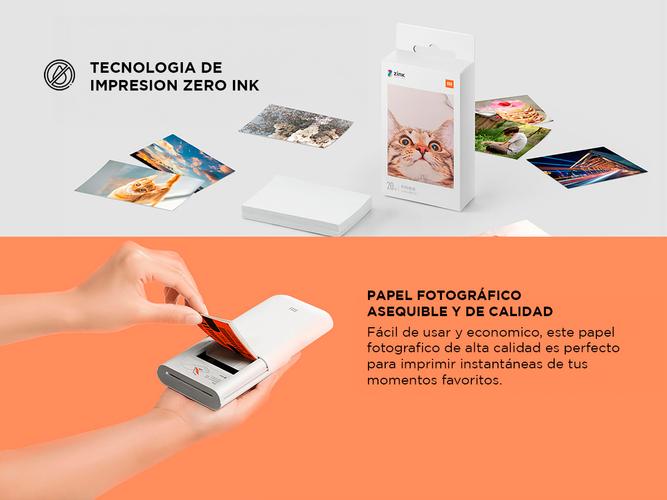Impresora De Fotos Xiaomi Mi Portable Photo Printer + 5 Carga Papel - 3