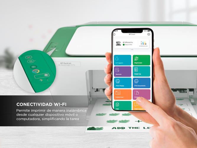 Impresora Multifuncional HP Deskjet Ink Advantage 2375 Usado - 3