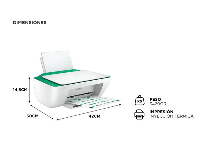 Impresora Multifuncional HP Deskjet Ink Advantage 2375 Usado - 4