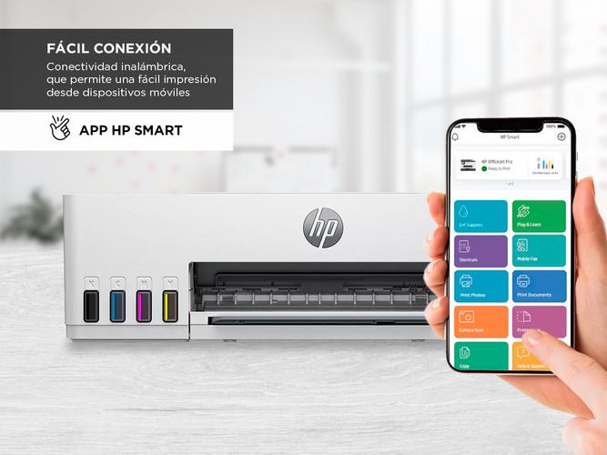 Impresora Hp Smart Tank 210 Sistema Continuo Color Wifi - 3