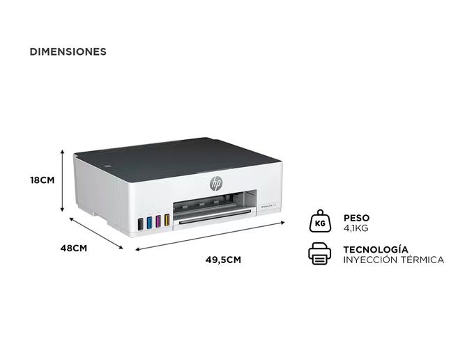 Impresora Hp Smart Tank 210 Sistema Continuo Color Wifi - 4