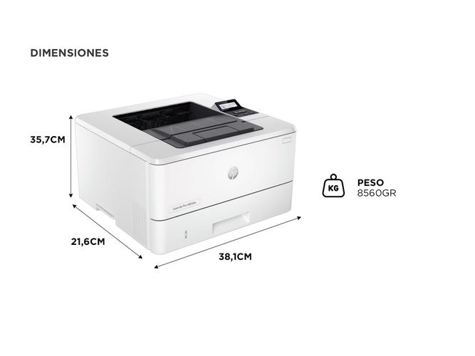 Impresora Simple Función Monocromática Hp Laser Laserjet Pro 4003dw Con Wifi 220v - 4