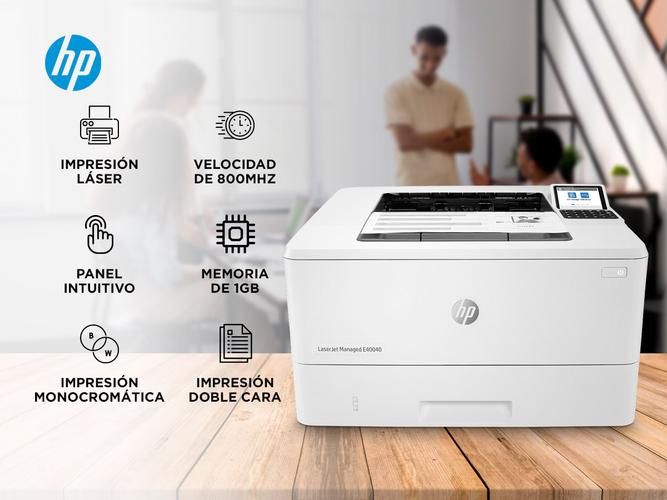Impresora Láser Hp E40040dn Impresión Monocromatiac - 1
