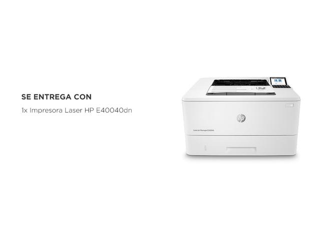 Impresora Láser Hp E40040dn Impresión Monocromatiac - 5