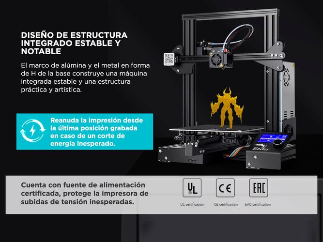 Impresora 3D Creality Ender-3 - 3